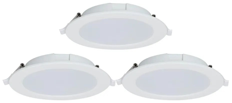 Aigostar-ZESTAW 3x LED Oprawa wpuszczana ściemnialna MESH 15W/230V 2700K-6500K śr. 17cm