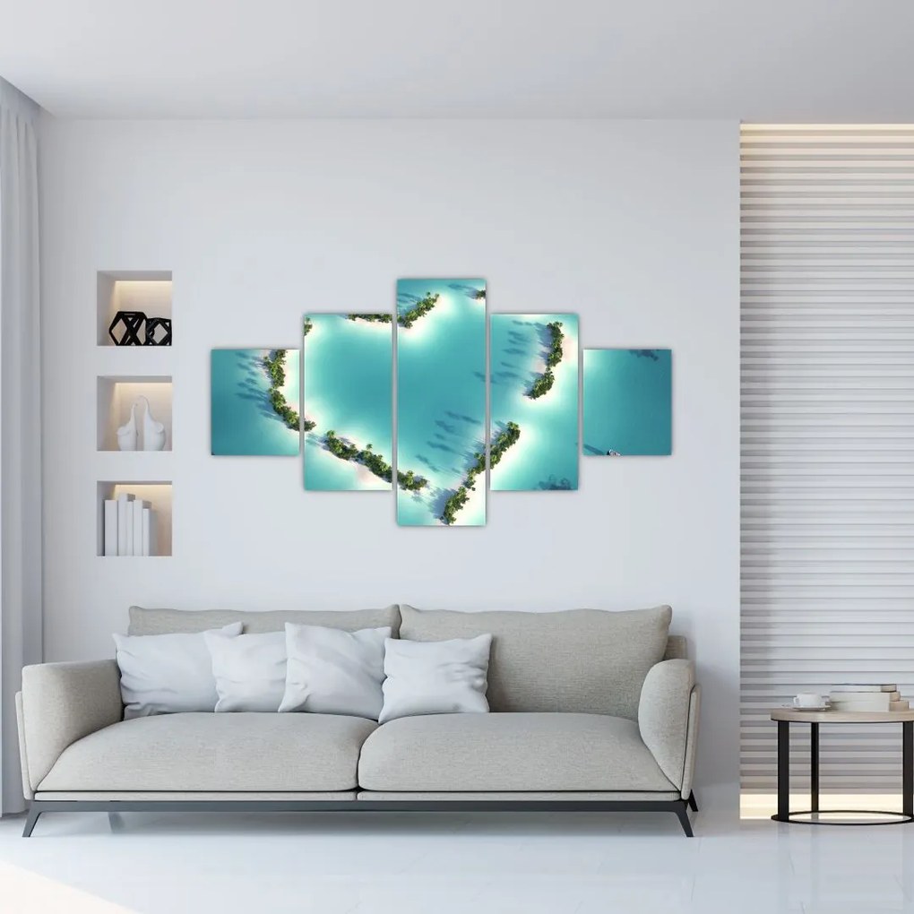 Obraz - Wyspy serca (125x70 cm)