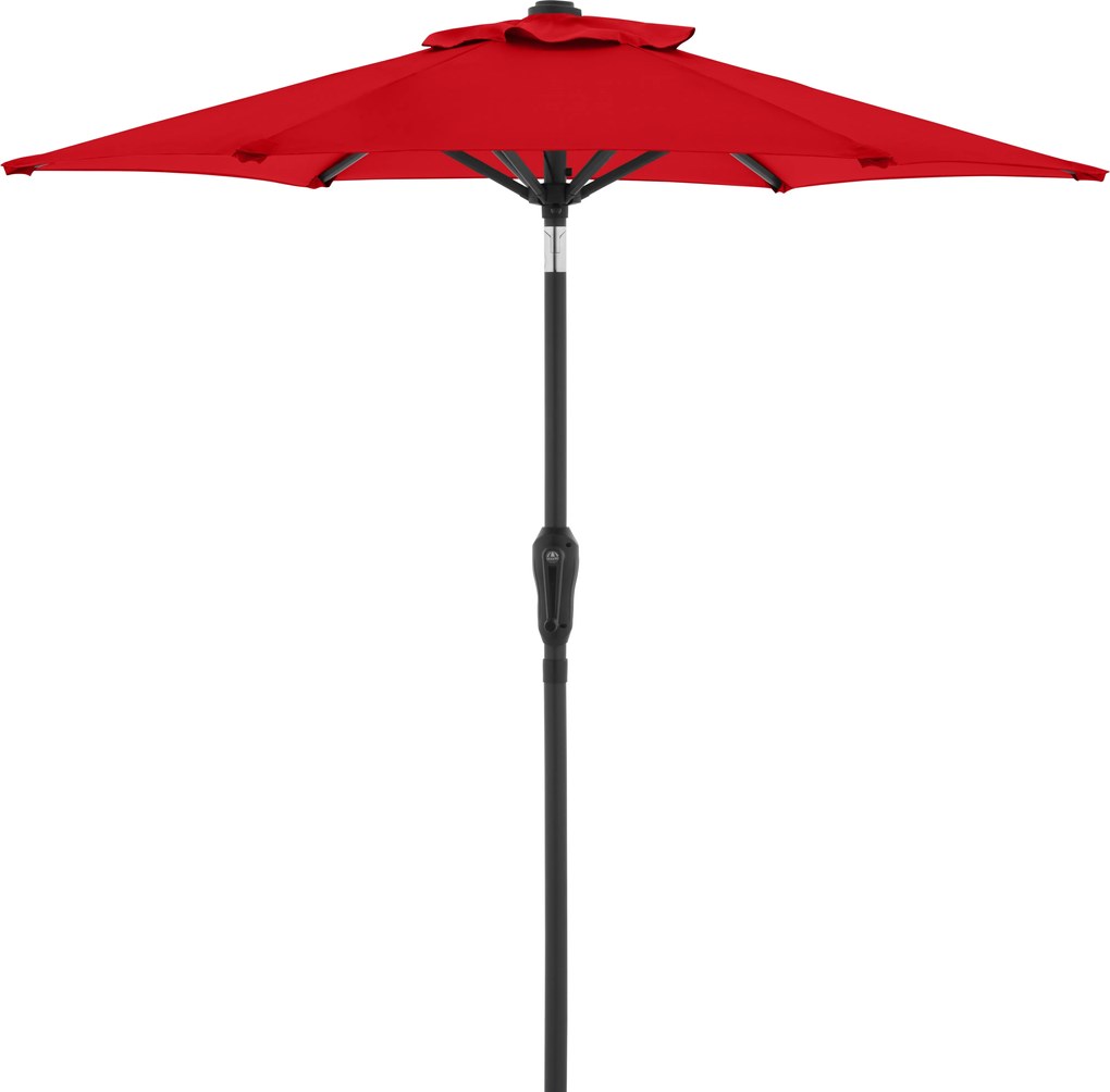 Doppler LIFE parasol ogrodowy 180 cm czerwony