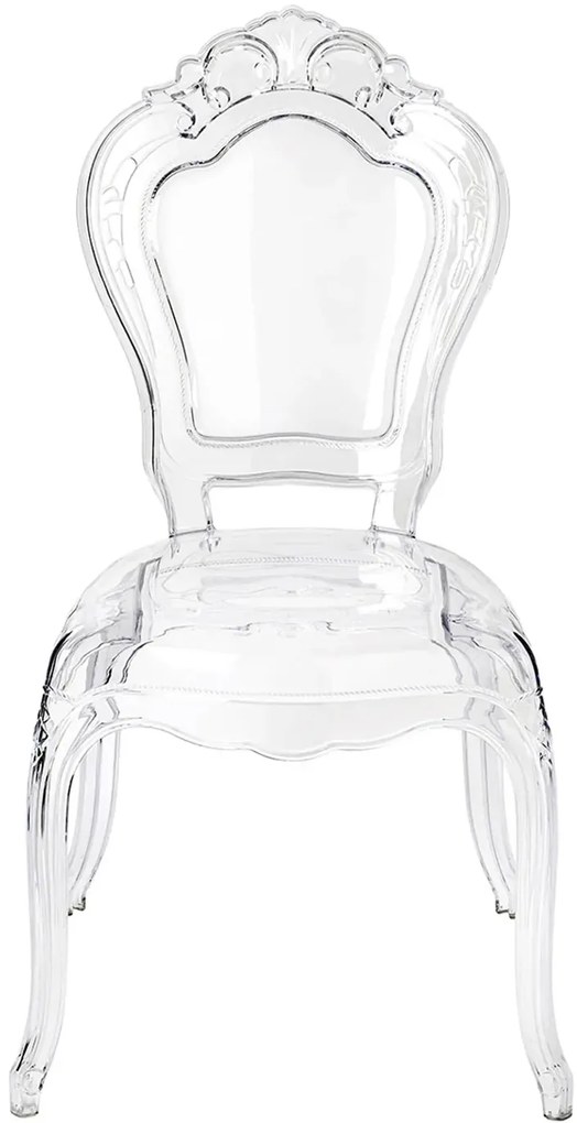 Transparentne krzesło glamour - Goxi 2X