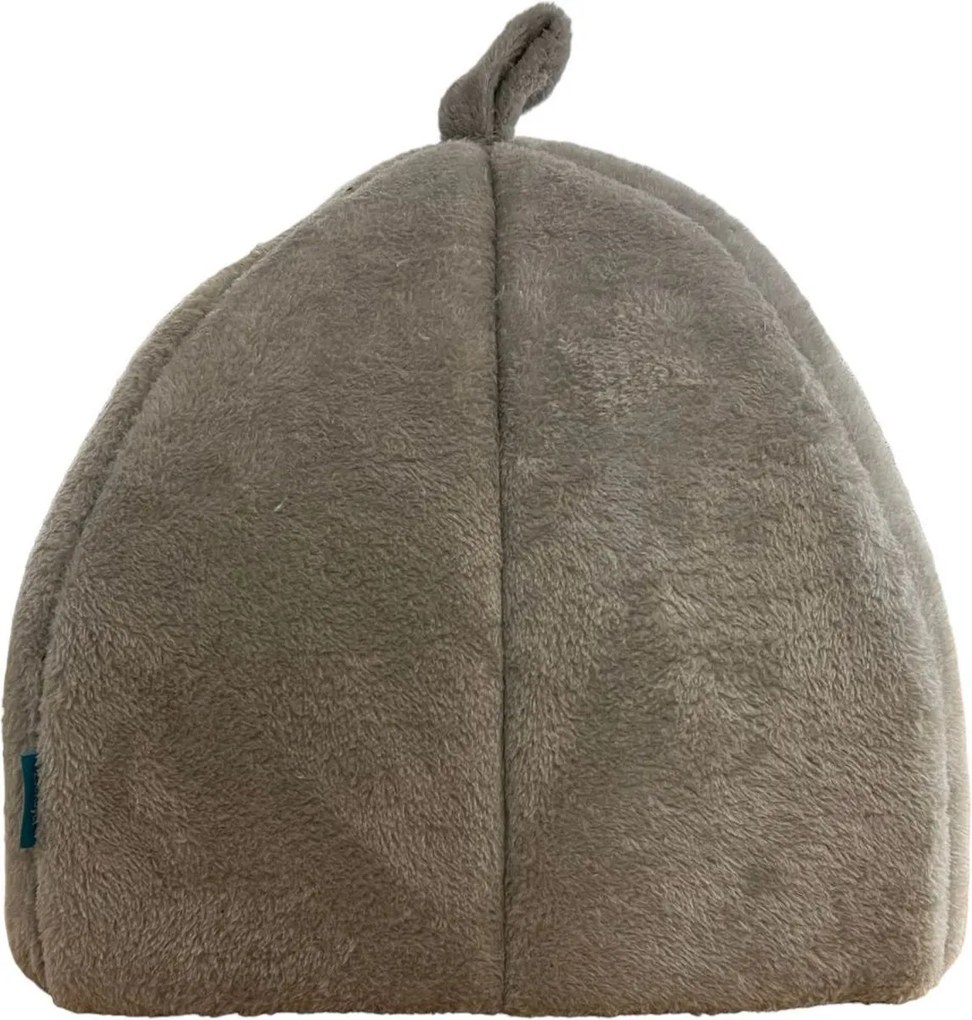 Pluszowe legowisko dla psa/kota HUISE 40x35 cm, jasnoszare