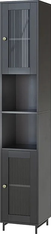 Szafka łazienkowa szary 30x30x171.5 malte