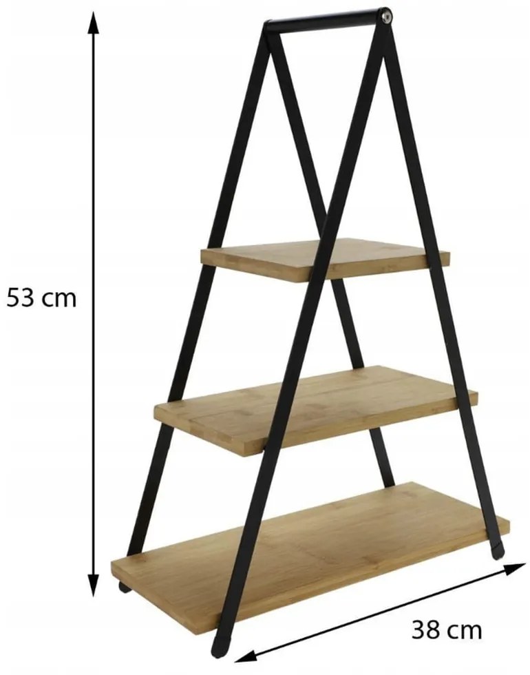 Patera piętrowa na przekąski 53 cm