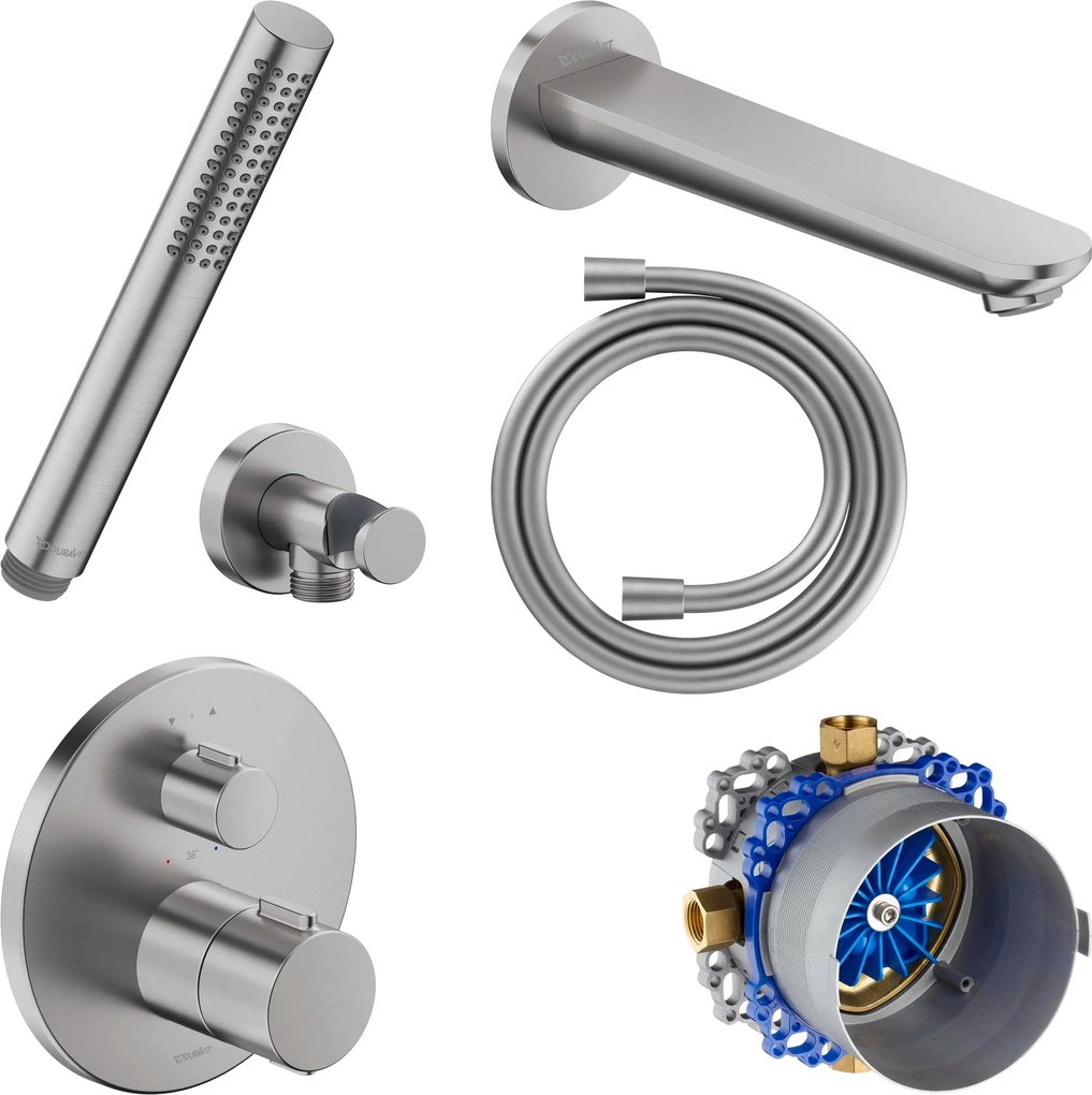 Duravit Unterputz-Wannenarmatur mit Thermostat