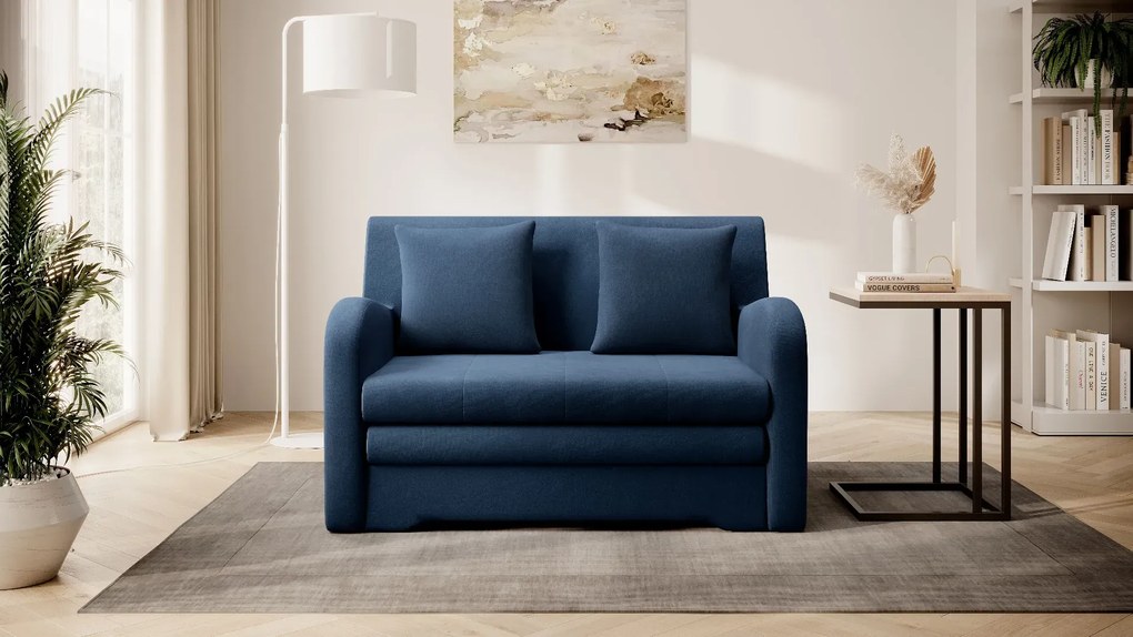 Sofa rozkładana z funkcją spania ARIO granatowa ELTAP