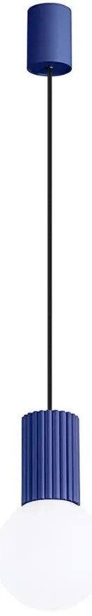 Nowoczesna niebieska lampa wisząca - K599-Buble