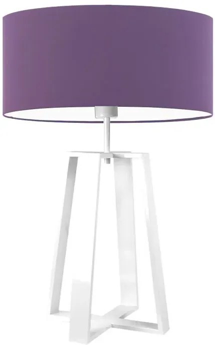 Okrągła lampka nocna na białym stelażu - EX962-Shotos- 18 kolorów