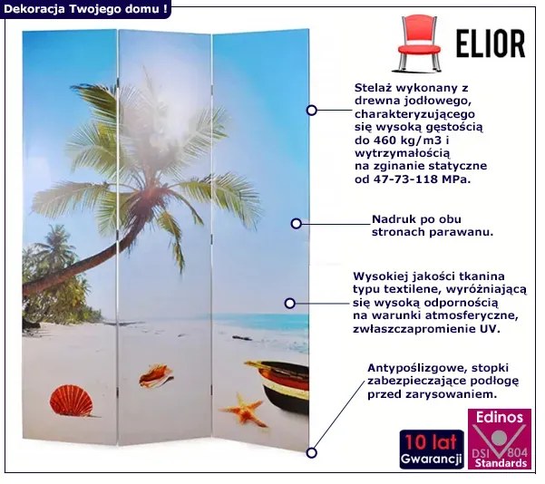 Składany parawan z obustronnym nadrukiem W9-G96