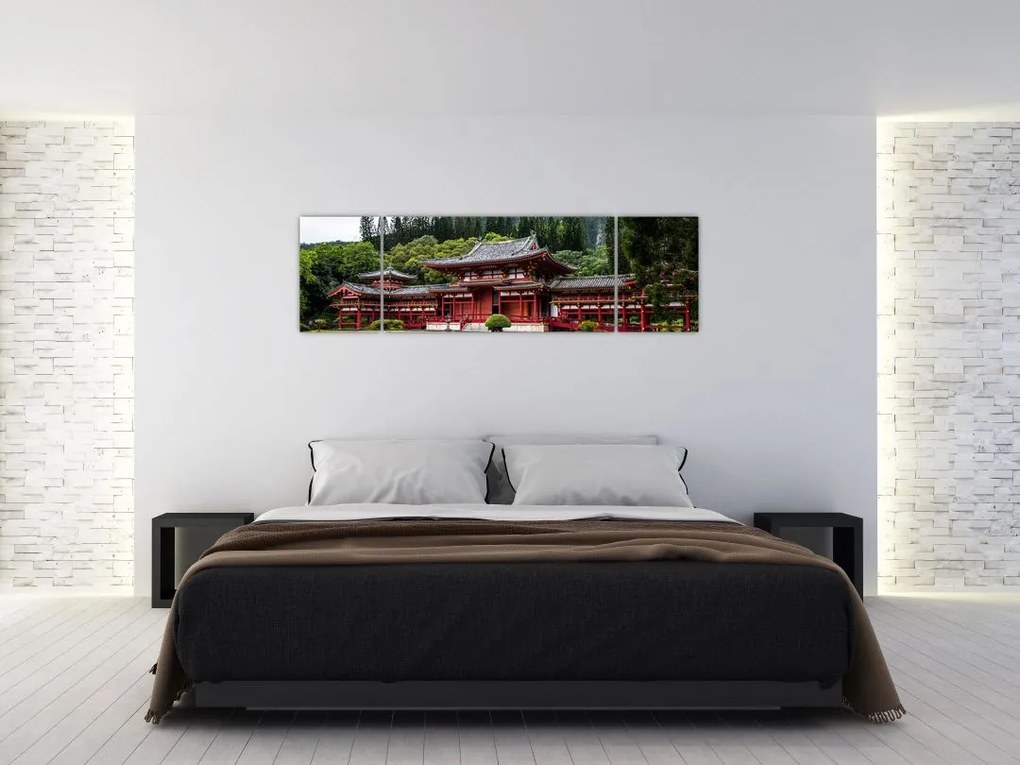 Obraz - klasztor buddyjski (170x50 cm)