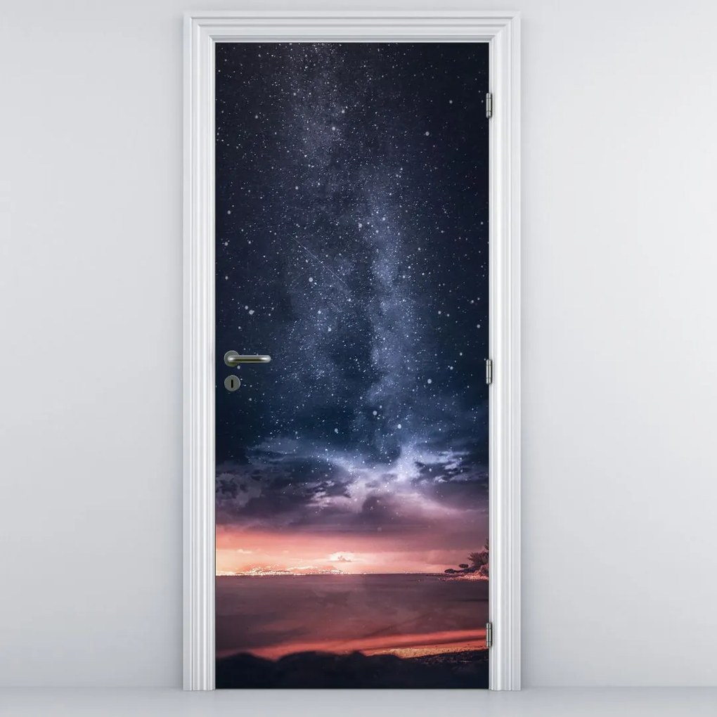 Fototapeta na drzwi - Gwiaździste niebo (95x205cm)