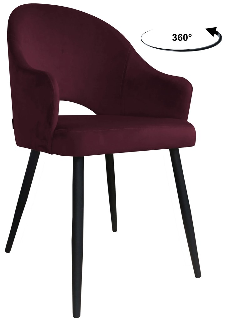 Krzesło obrotowe Velvet podstawa czarna MG02