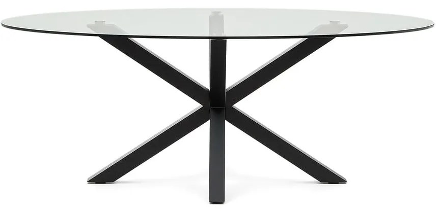 Stół ze szklanym blatem 100x200 cm Argo – Kave Home