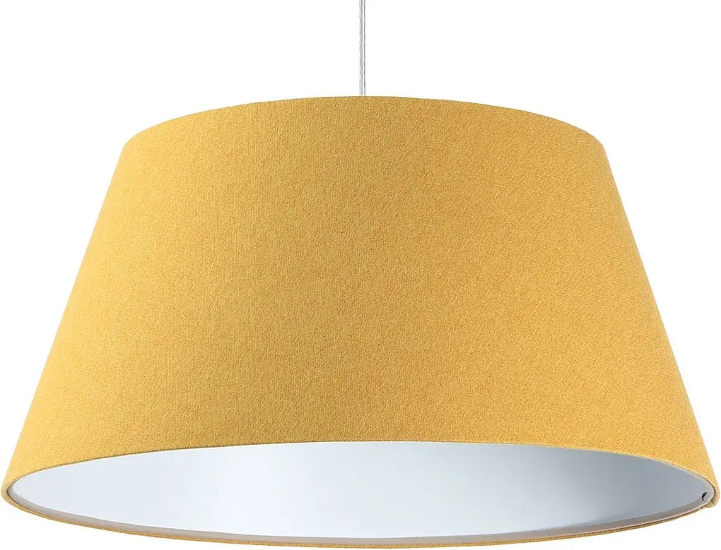 Żółto-biała lampa wisząca dzwon - 3X S410 N5-C88
