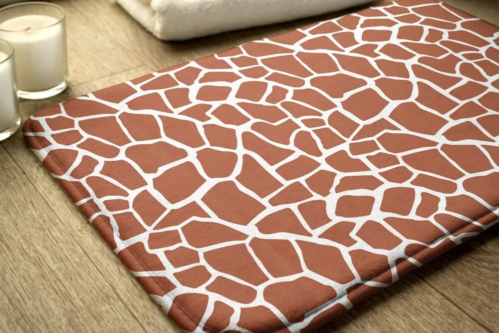 Dywanik do łazienki Dywanik do łazienki Żyrafa Plamy