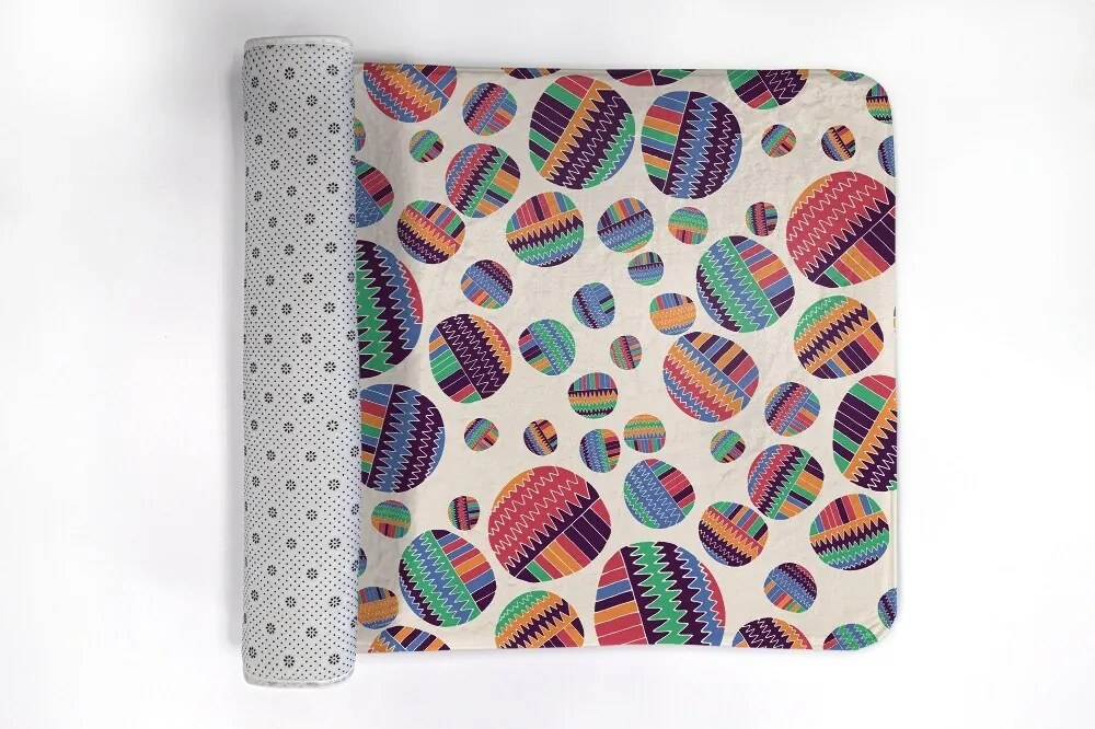 Dywanik łazienkowy Dywanik łazienkowy Kolorowe Kropki  Abstrakcja