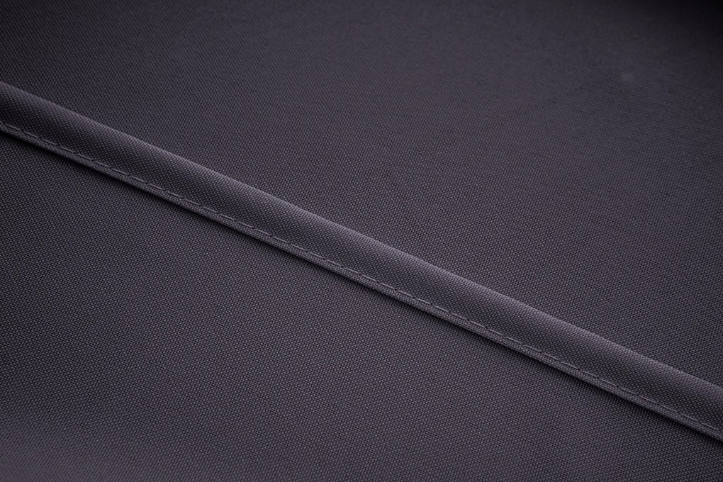 Ciemnoszara zasłona OXFORD 140x250 cm Zawieszanie: Taśma z wiązaniami