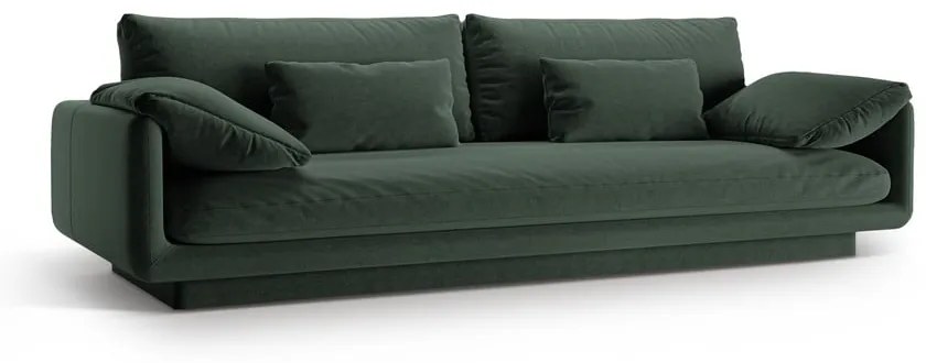 Ciemnozielona sofa 250 cm Torino – Micadoni Home