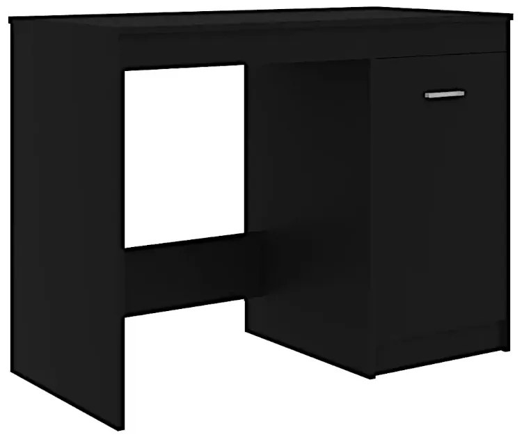 Czarne Funkcjonalne Biurko W6-D43