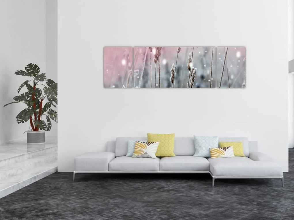 Obraz - Zimowy krajobraz (170x50 cm)