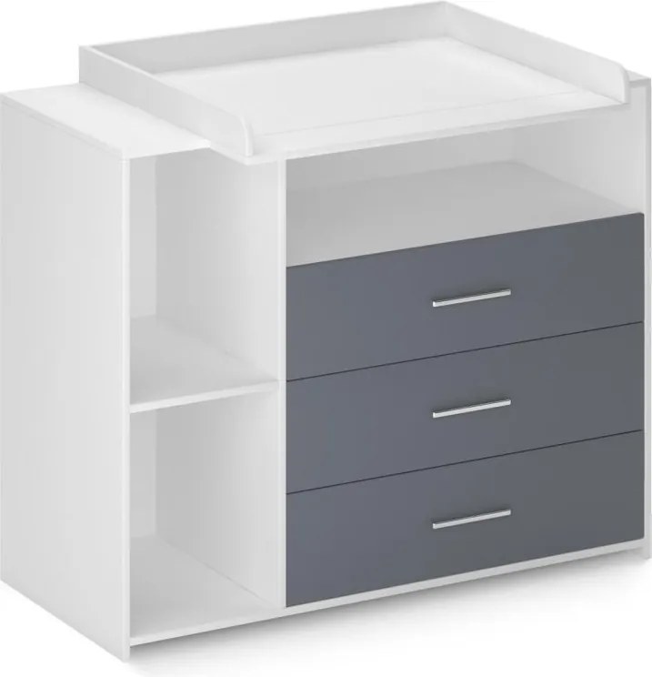 INFANTASTIC Przewijak , 113 x 53 x 101 cm, biało-szary