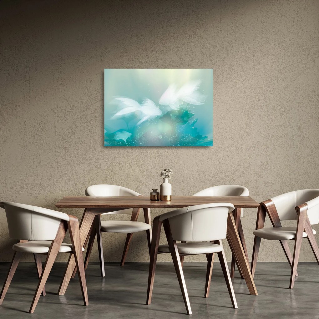 Obraz na szkle - Rybki (70x50 cm)