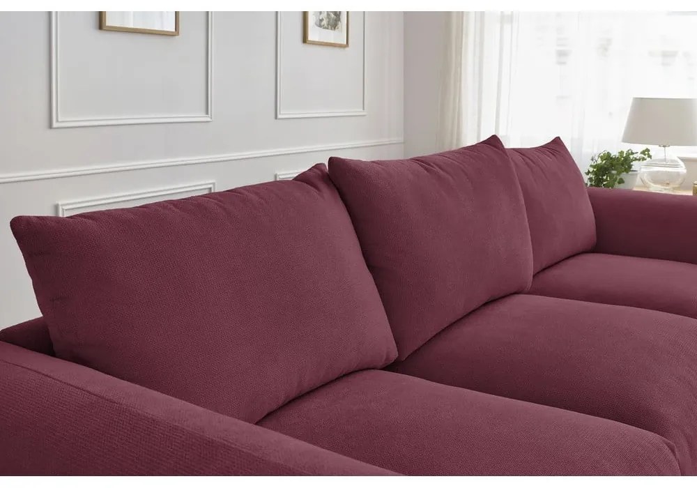 Bordowa sofa 265 cm Ernest – Bobochic Paris