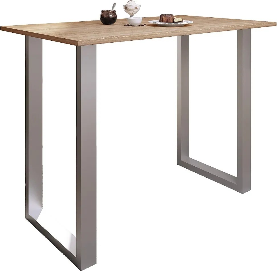 Drewniany stół stołowy stojący Xona 140x80