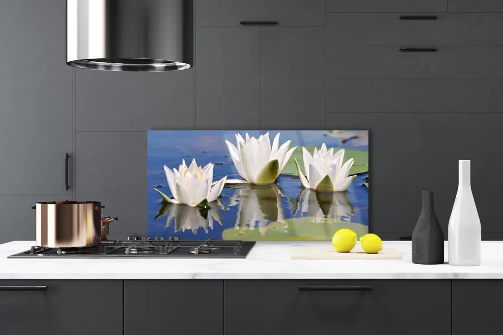 Szkło do Kuchni na Ścianę Pastelowa Wiązanka Kwiatowa