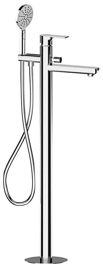 Sapho - Zestaw wannowy z baterią PAX, chrom błyszczący