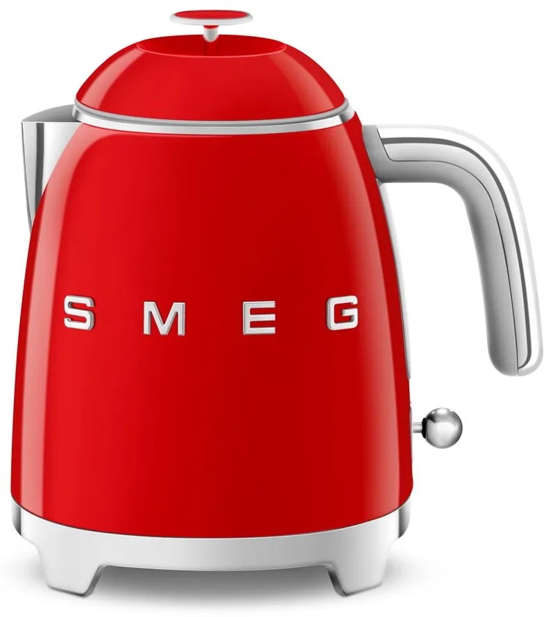Czerwony czajnik elektryczny ze stali nierdzewnej 800 ml Retro Style – SMEG