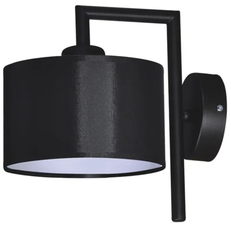 Czarny nowoczesny kinkiet z abażurem - S967 P2-G67
