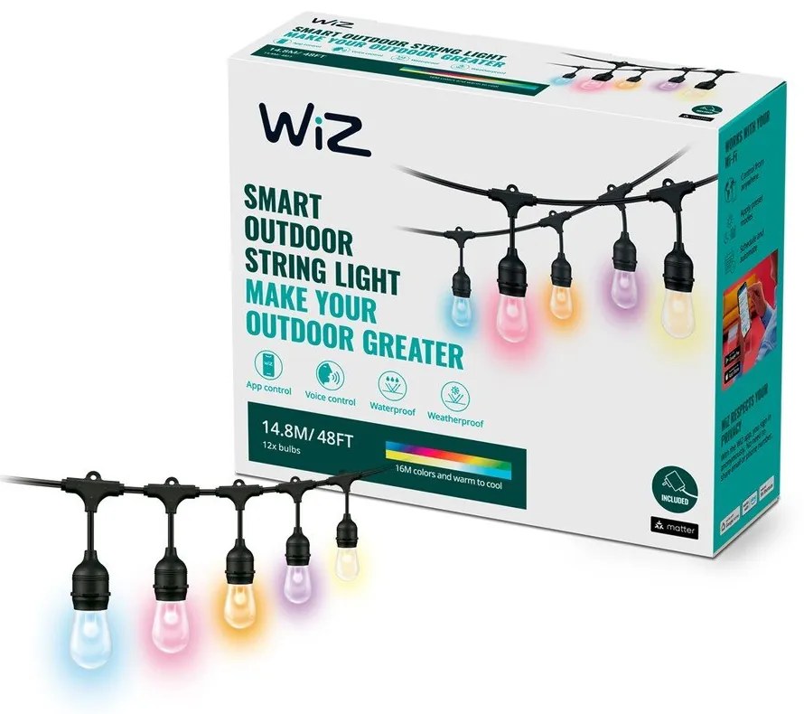 Inteligentna zewnętrzna taśma świetlna LED 8 W – WiZ