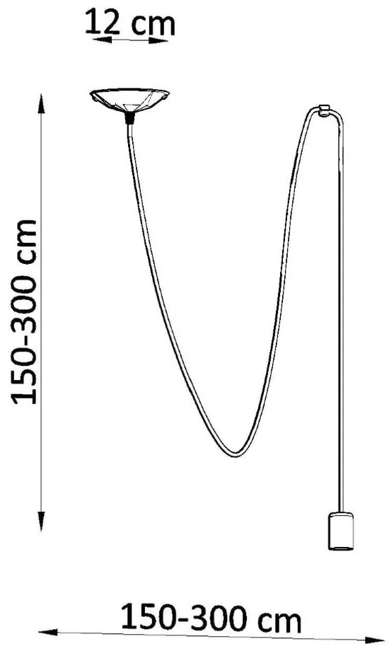 Czarna lampa wisząca Spider – Sollux