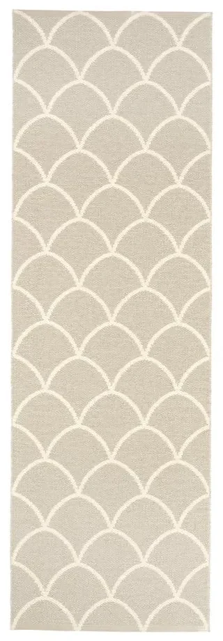 Kremowy chodnik odpowiedni na zewnątrz 70x225 cm Kotte Linen – Pappelina