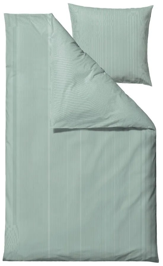 Jasnozielona bawełniana pościel jednoosobowa 140x220 cm Cheerful – Södahl
