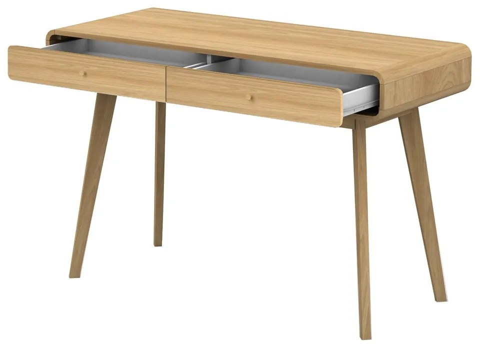 Biurko w dekorze dębu 50x120 cm Cassie – Støraa