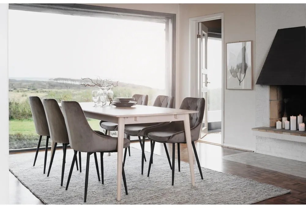 Rozkładany stół z litego drewna dębowego 180x90 cm Tyler – Rowico