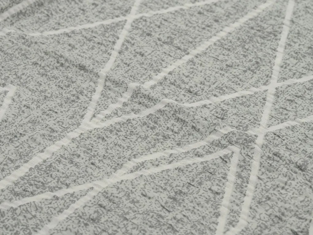 PrzytulneMieszkanie.pl PrzytulneMieszkanie.pl Pościel z kory z bawełny renforcé GRAY STRIPES szare Rozmiar pościeli: 70 x 90 cm | 140 x 200 cm