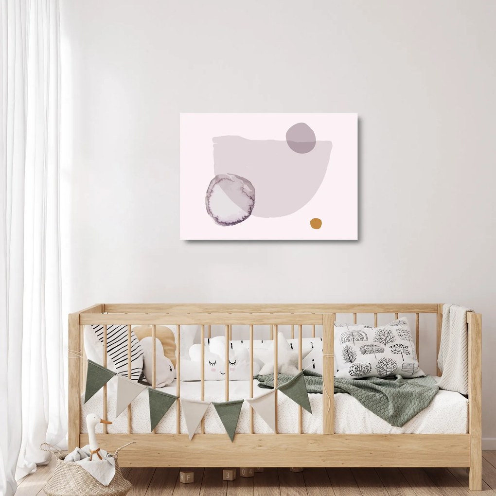 Obraz na szkle - Fioletowy minimalizm N⁰2 (70x50 cm)
