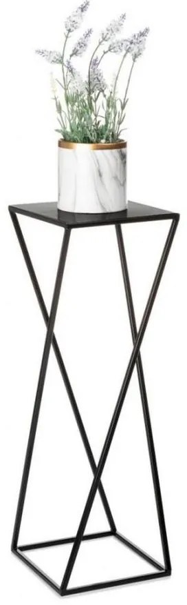 Stojak na kwiaty 70x24 cm czarny