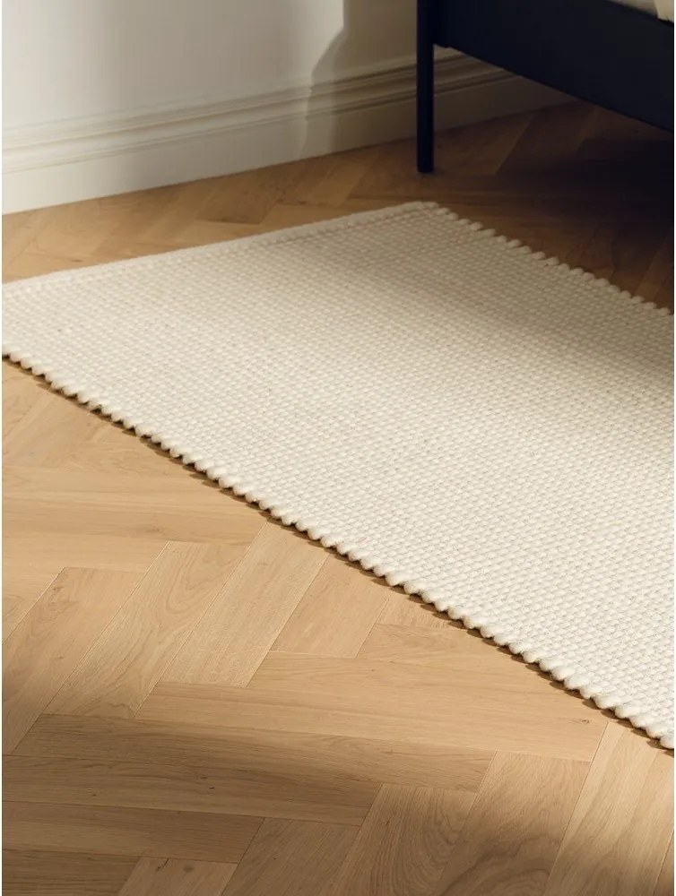 Beżowy wełniany dywan tkany ręcznie 200x300 cm Talo – noo.ma