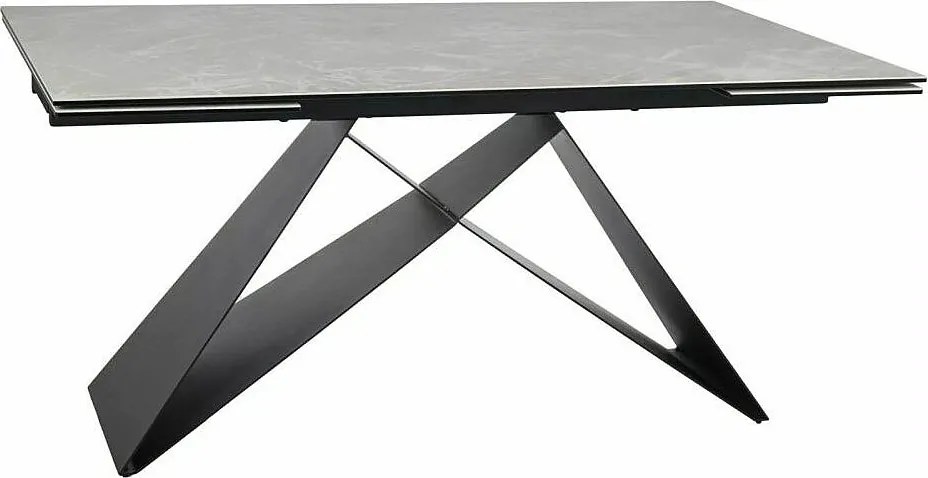 Stół rozkładany WESTIN CERAMIC 160(240)x90 kremowy mat diamond cream