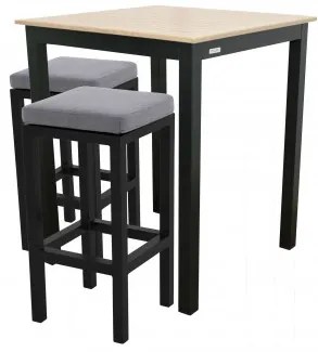 EXPERT WOOD antracyt - ogrodowy stół gastronomiczny aluminiowy 90 x 90 x 110cm