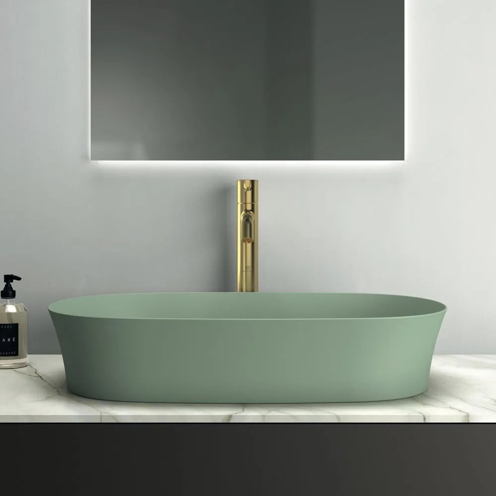 Zielona ceramiczna umywalka 60x38 cm Ipalyss – Ideal Standard