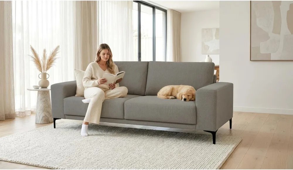 Szara sofa 224 cm Chile – Scandic
