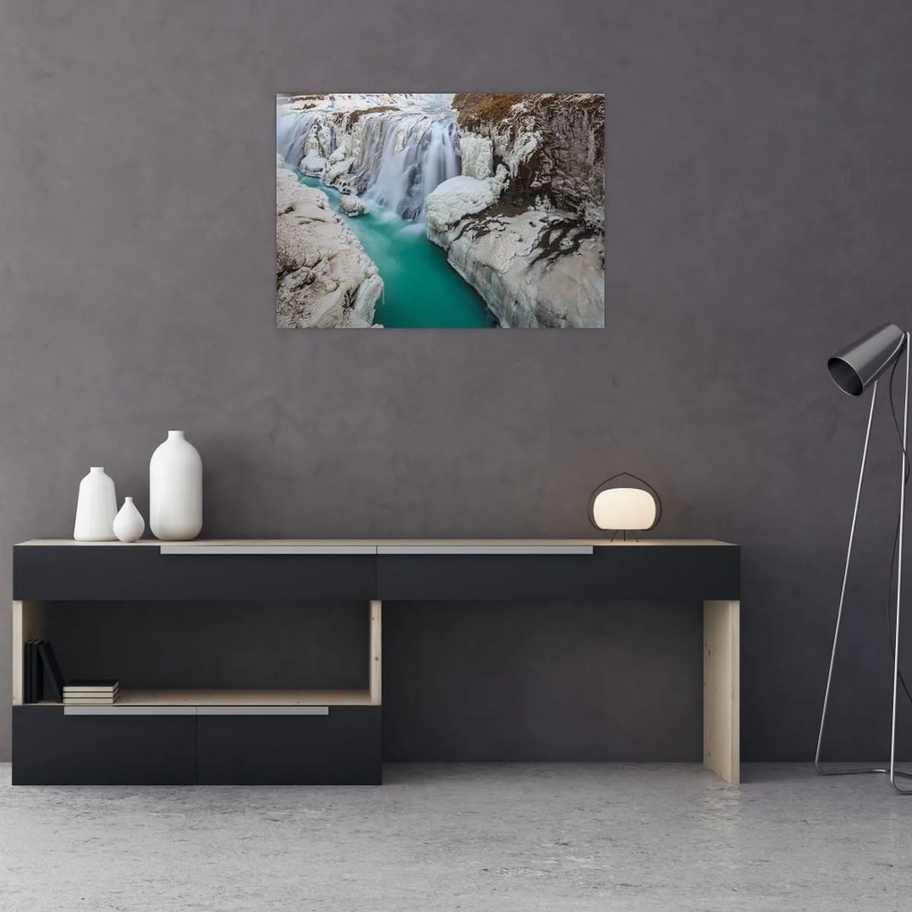 Obraz - Islandzka przyroda (70x50 cm)