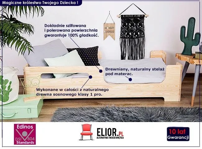 Łóżko drewniane L6-W46