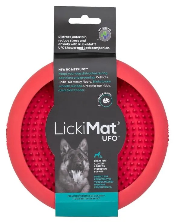 Mata do lizania UFO Pink – LickiMat