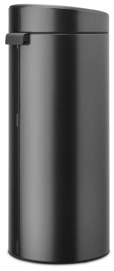 Ciemnoszary stalowy kosz na śmieci otwierany na dotyk 30 l Touch Bin – Brabantia