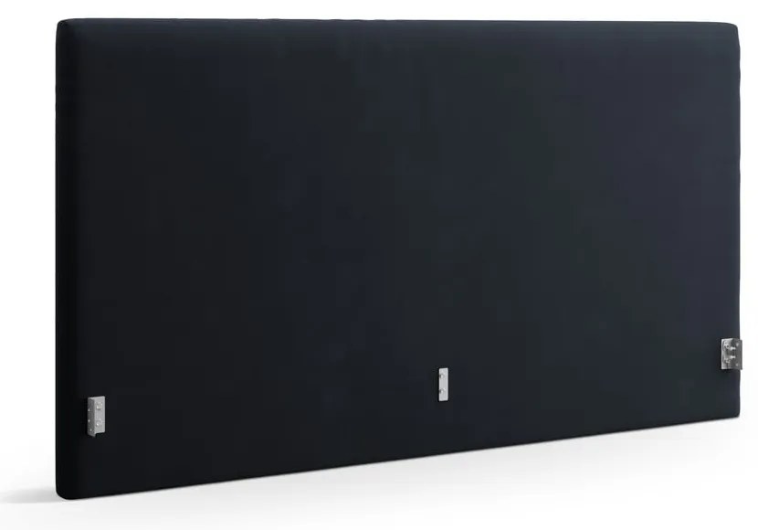 Ciemnoniebieski tapicerowany zagłówek 190,5x100 cm Remo – Micadoni